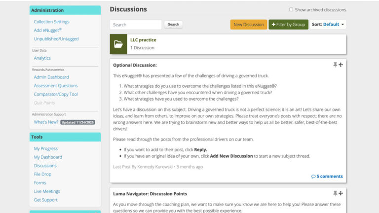 Luma discussion boards