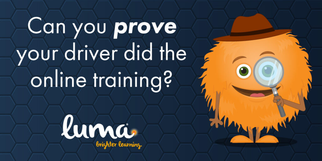 LumaLens can you prove your driver did the training?
